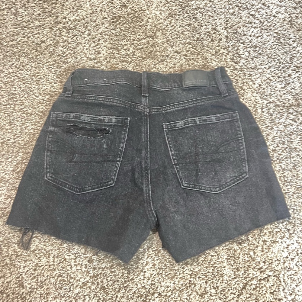 American Eagle Outfitters Black Jean Shorts - Picture 2 of 4
